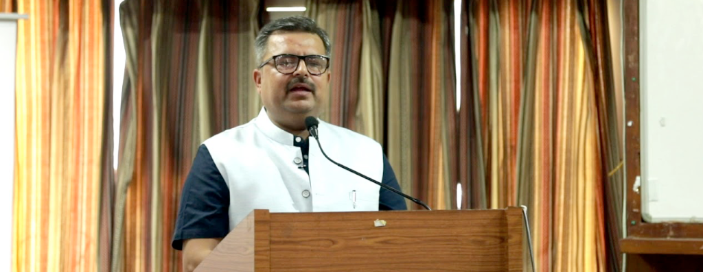 Lecture delivered by our President Manu Gaur at Panjab University, Chandigarh on Ill Effects of Over Population in India